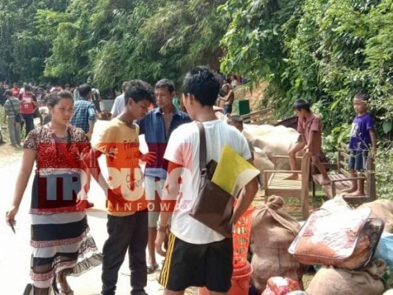 Amid controversies, Repatriation of Brus from Tripura to Mizoram begins, 36 families left for homeland today Amid controversies, Repatriation of Brus from Tripura to Mizoram begins, 36 families left for homeland today